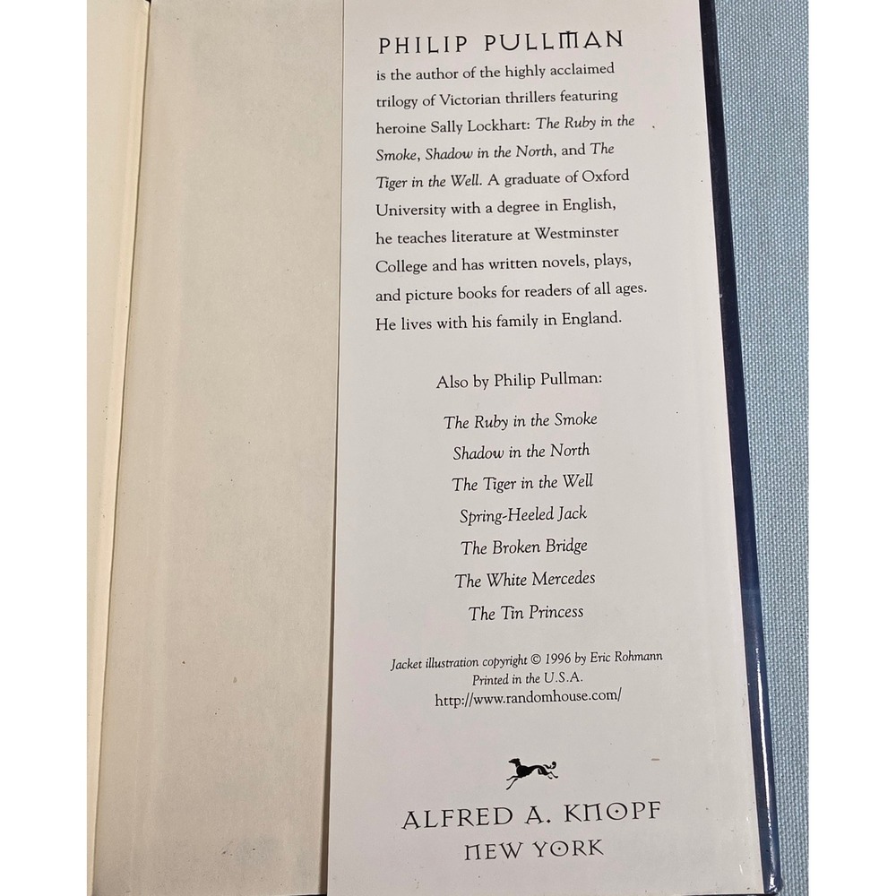 The Golden Compass Philip Pullman First Edition First Printing 1996 Hardcover